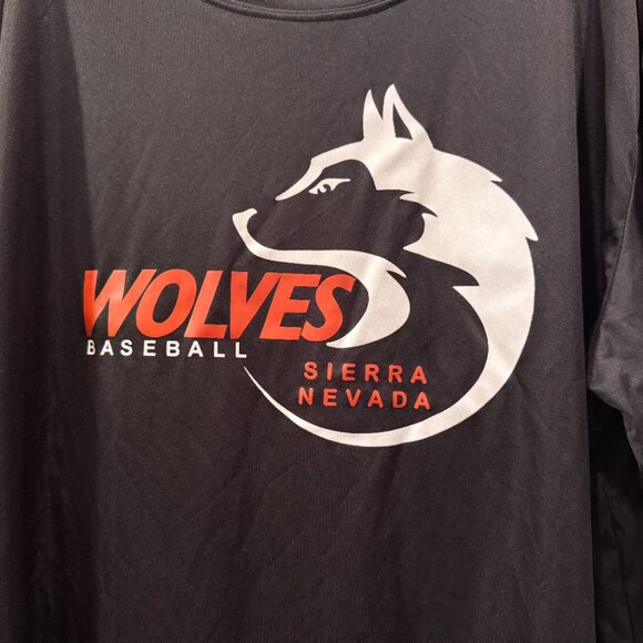 Alleson Athletic Sierra Nevada Wolves Baseball Dri-Fit Shirt Size X-Large - Picture 2 of 6